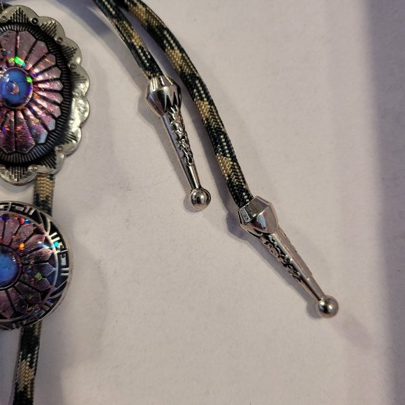 Bolo Tie with Cameo Colored Cord - Picture 8 of 12